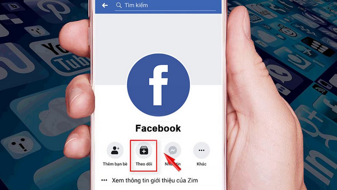 Cách bật chế độ theo dõi trên Facebook khi thao tác bằng điện thoại