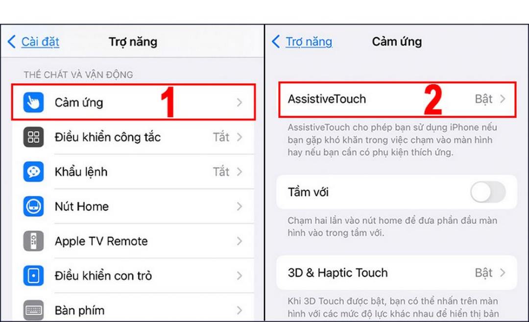 Cách bật nút Home của IOS 12 trở về trước