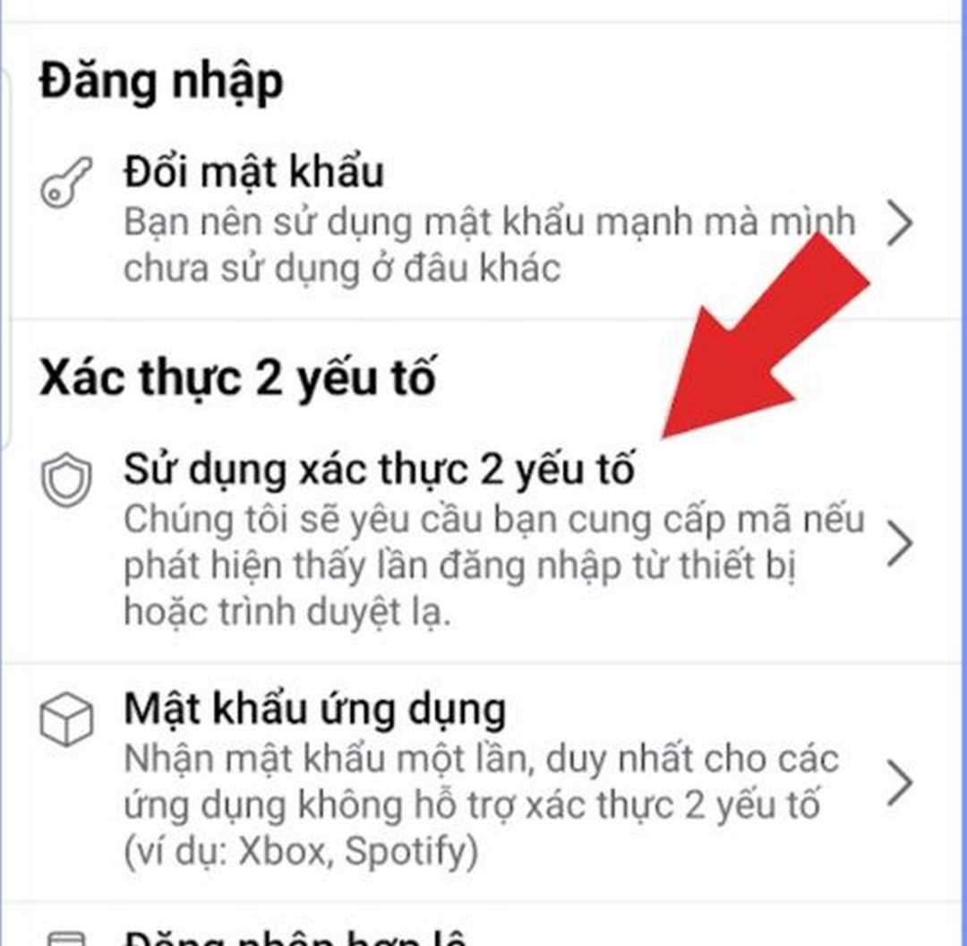 Mật khẩu Facebook được bảo mật bởi 2 yếu tố