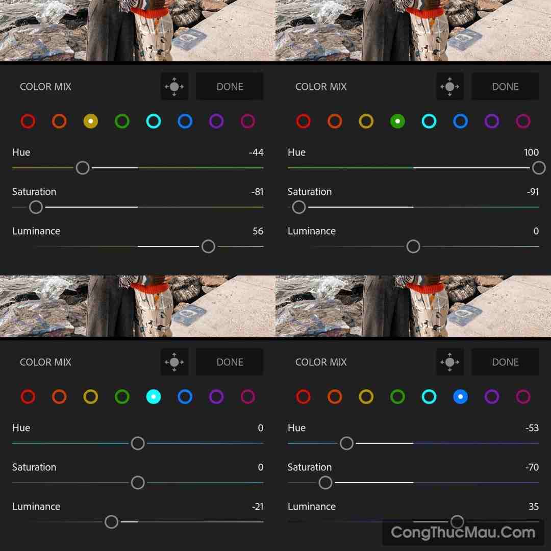 Bật mí các công thức Lightroom chỉnh ảnh cực chất