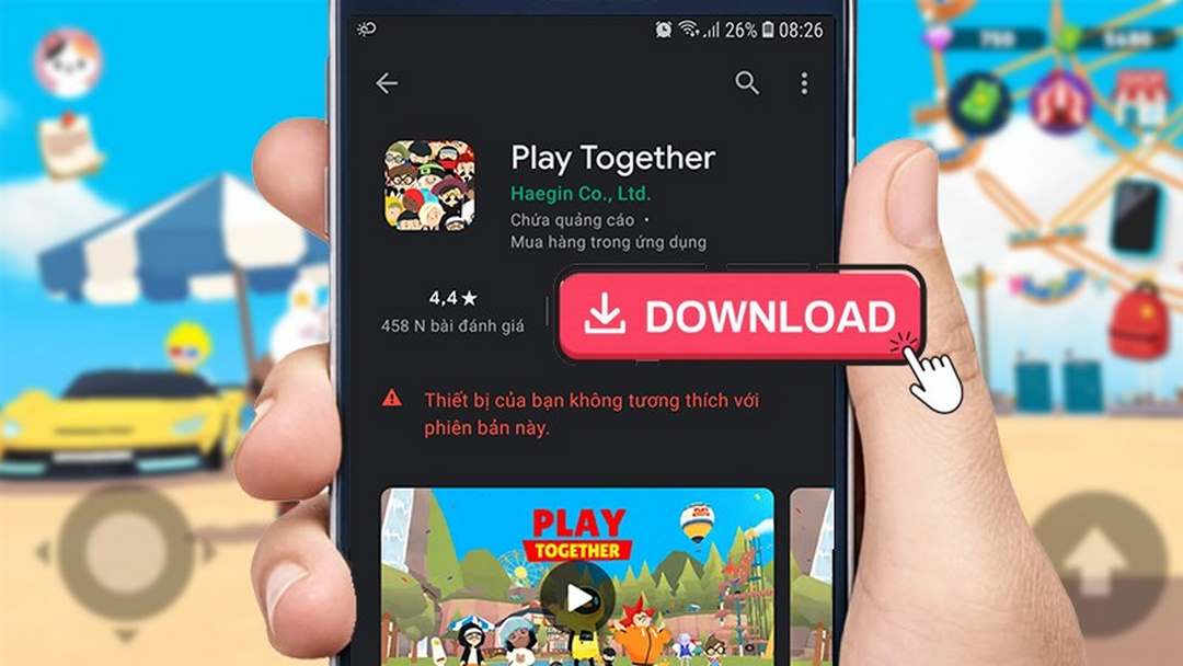 Play Together chơi trên các dòng điện thoại thông minh