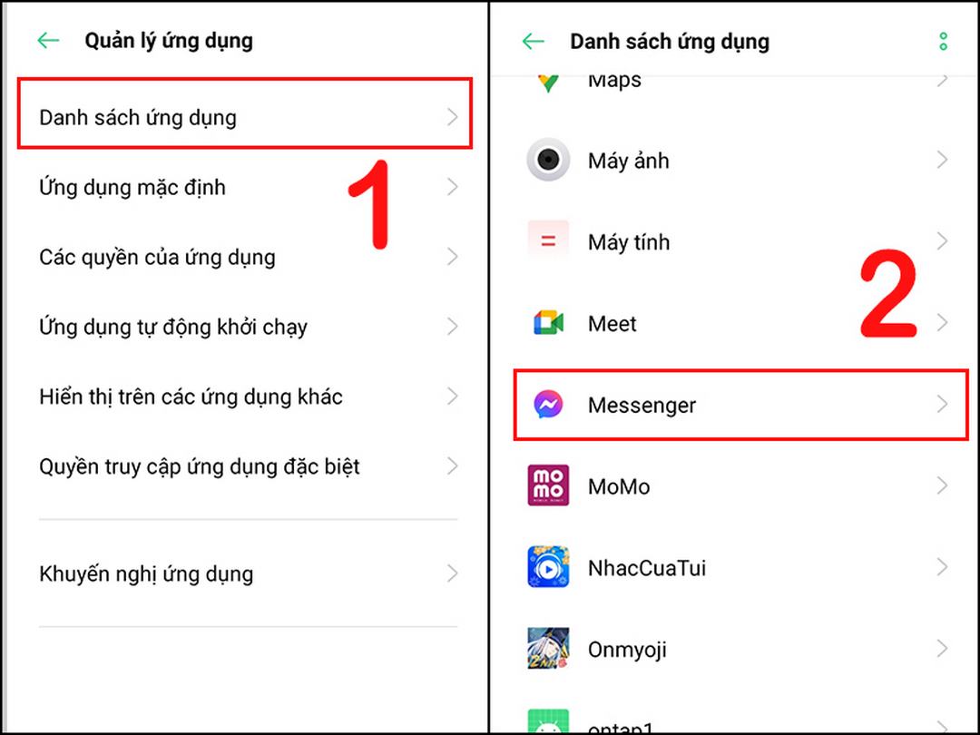 Cách đăng xuất Messenger trên điện thoại Android